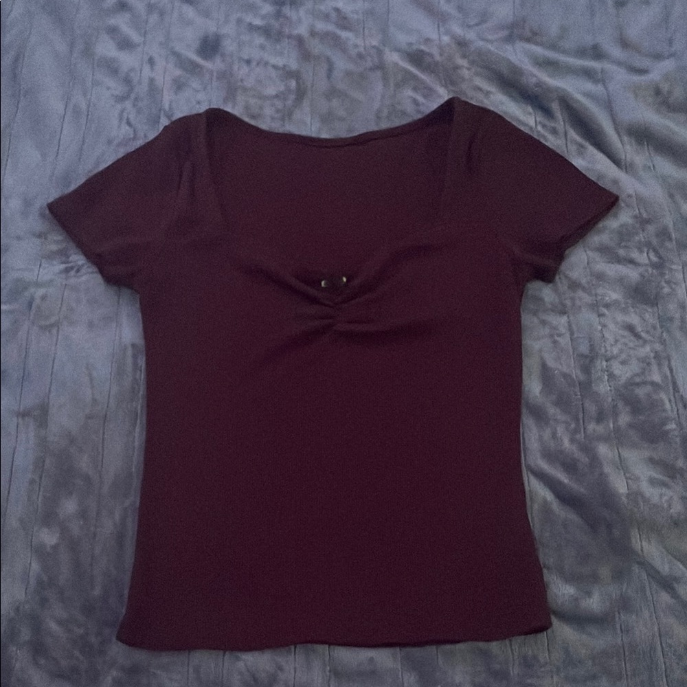 Elegant Maroon Women's Top